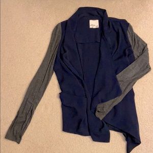 Olive & Oak navy and gray blazer